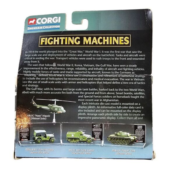 2002 Corgi Fighting Machines WWII GUADALCANAL M3A1 Halftrack Carrier MIB - Picture 2 of 3